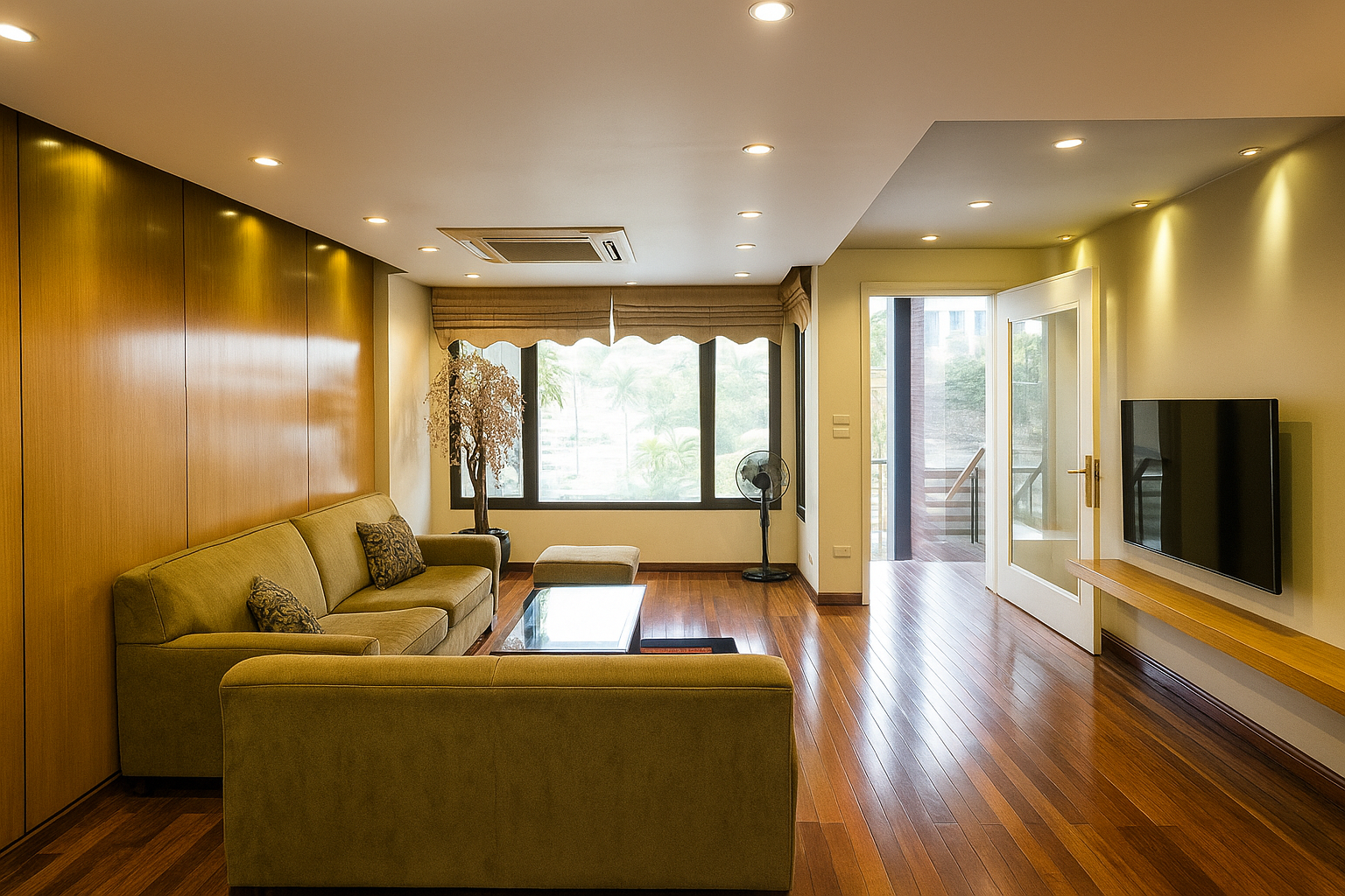 Spacious Three Bedroom Apartment rental in Tay Ho, Face to West Lake