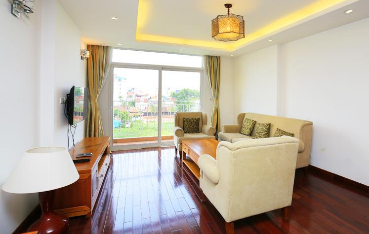 *Spectacular Lake View Three Bedroom Apartment For Rent in Tay Ho District *Nice Balcony *