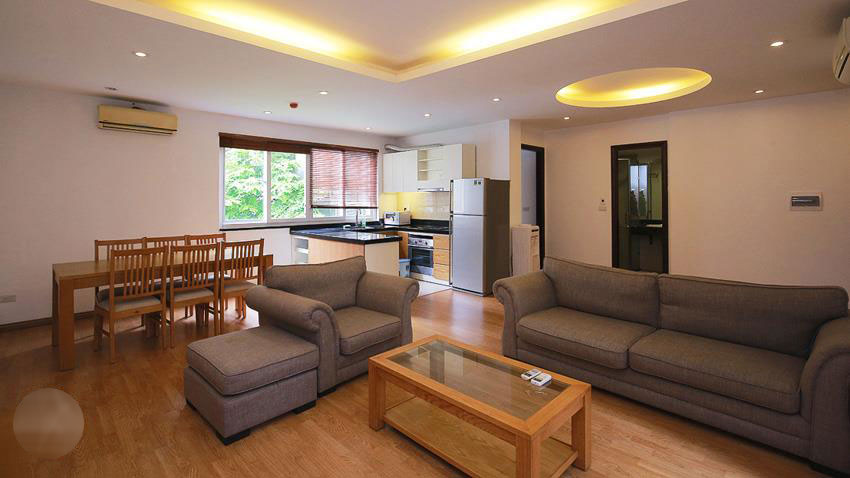 *Spectacular Three-bed apartment rental in Xuan Dieu, Balcony, Full of light, High-Quality Furniture*