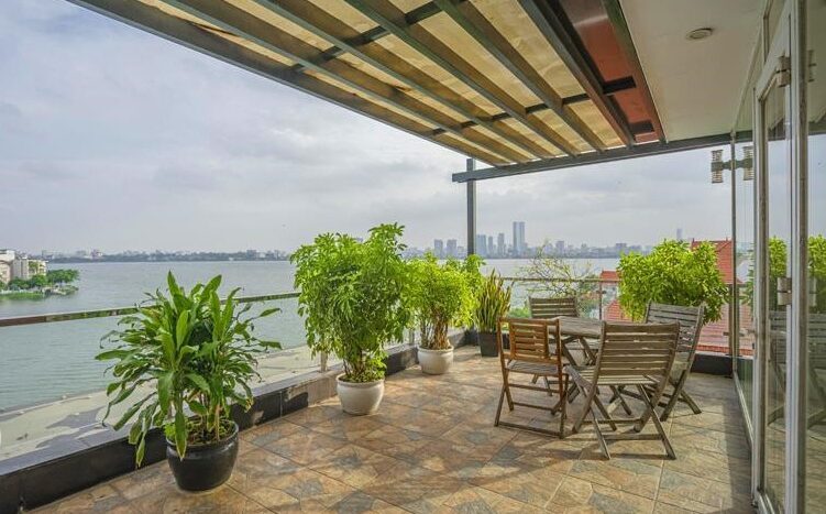 Stunning Lake View & Big Balcony 2BR Apartment for rent in Tay Ho