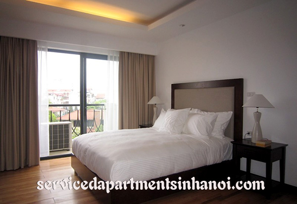 Stunning serviced apartment for rent in Dang Thai Mai str, Tay Ho with High class furniture