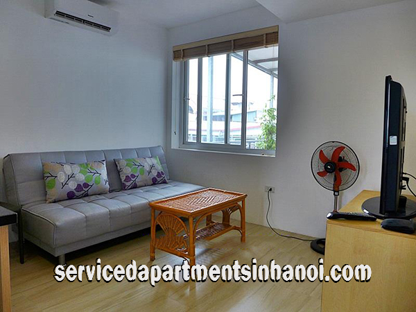 Super Bright and Convenient size One Bedroom Apartment Rental in Xuan Dieu str, Tay Ho