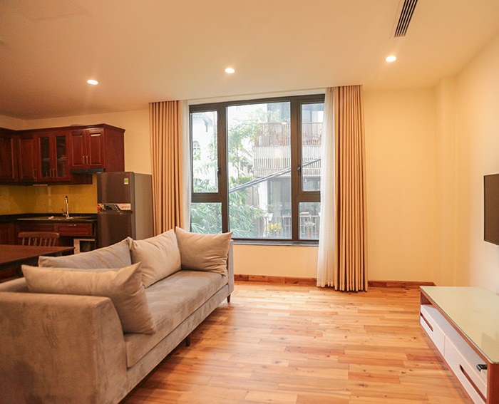Tranquil One Bedroom Apartment for rentin Xom Chua Area, Tay Ho, Walking to the Lake