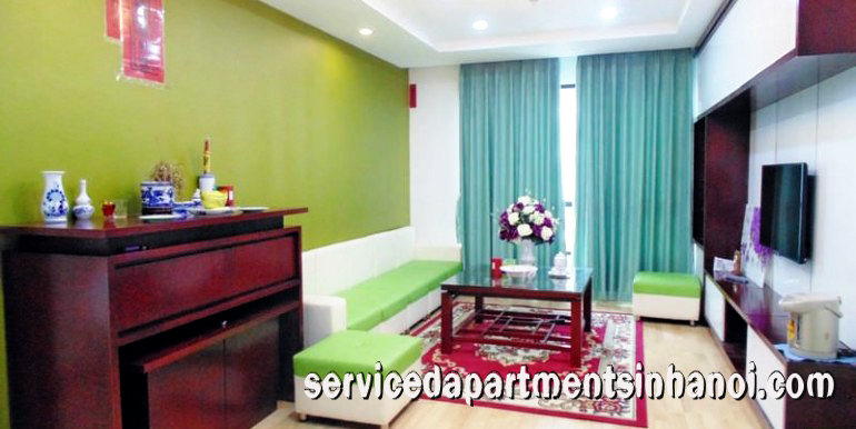 Two bedroom Apartment for rent in High Floor of T2, VinHomes Times City at Cheap Price