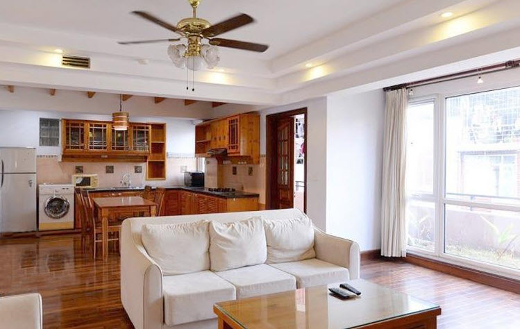 Two Bedroom Apartment With Beautiful Balcony in Yen Phu Street, Tay Ho