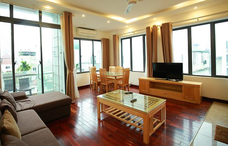 Very Bright and Modern One Bedroom Apartment in To Ngoc Van street, Tay Ho