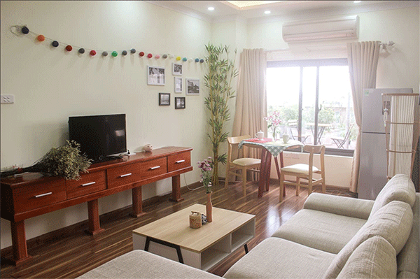 Very Bright and Modern 02 Bedroom Apartment Rental near Ly Thuong Kiet street, Lovely Balcony