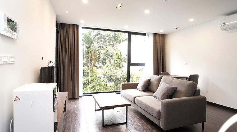 Very Bright & Modern 1 BR Apartment for rent in To Ngoc Van str, Tay Ho