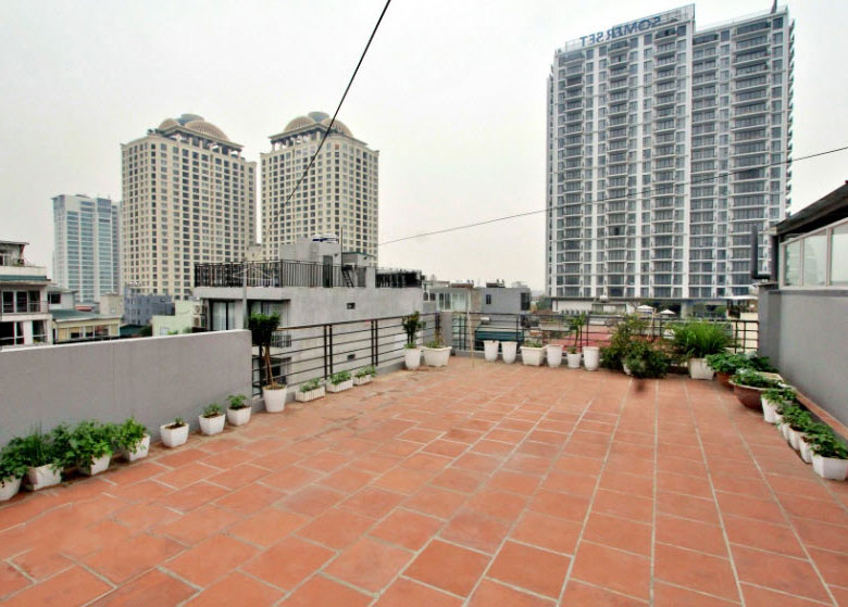 *Very Modern 03 Bedroom Apartment for rent in Tay Ho Road, West Lake, Big Terrace*
