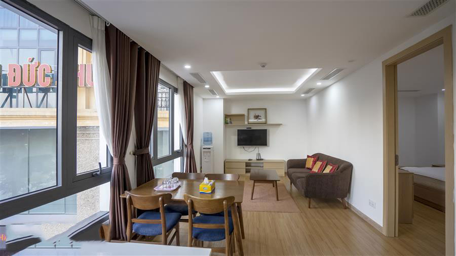 Very Modern Bedroom Apartment Rental in Le Duan street, Dong Da 