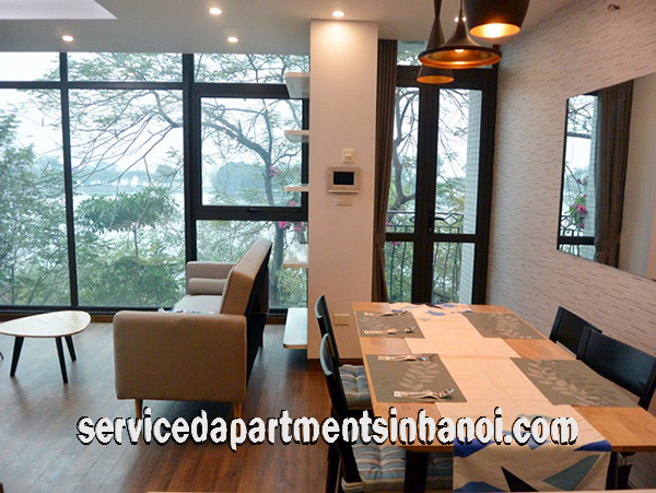 Very Modern One Bedroom Apartment Rental in Truc Bach, Ba Dinh, Beautiful Lake View