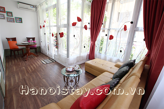 Very Nice Apartment Rental in Dong Da district, Lovely Balcony