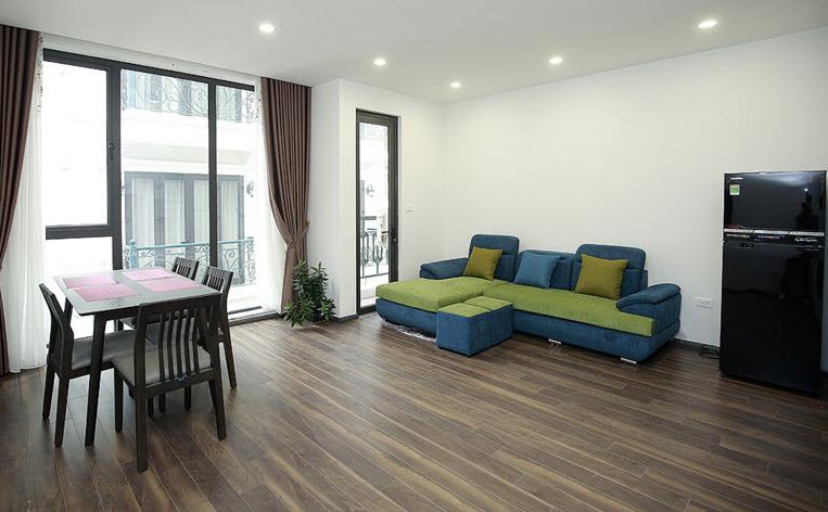 Very Tranquil Two bedroom Apartment Rental in Tu Hoa str, Tay Ho, Affordable Price