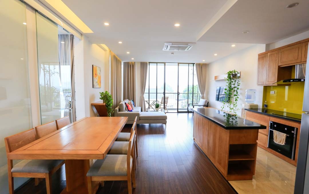 Wow! Beautiful Lakefront Modern 02 BR Apartment for rent in Nhat Chieu Str, Tay Ho