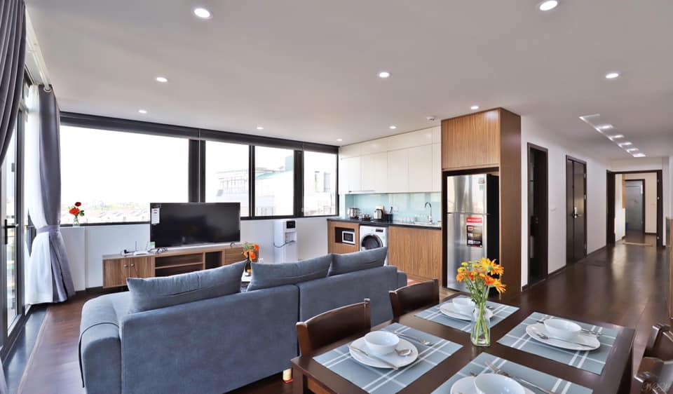 You will regret if you ignore this beautiful two-bedroom apartment rental in Tay Ho