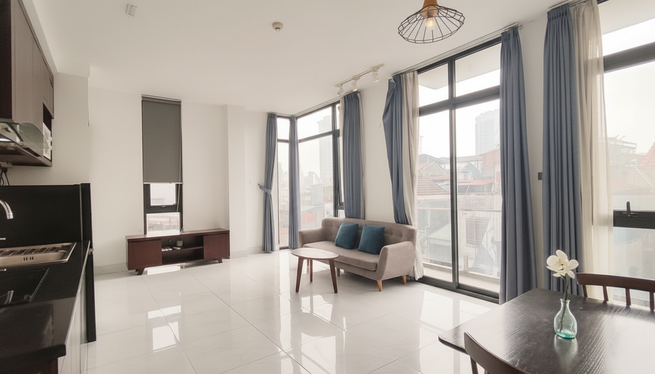 ✨ MODERN 1-BEDROOM + OFFICE | PRIME LOCATION NEAR TRUC BACH