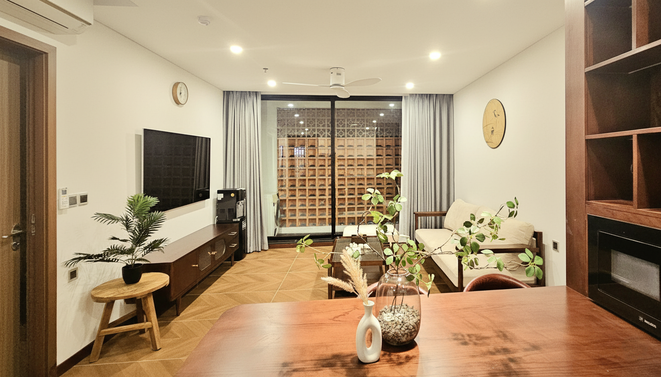 ⭐️ Premium 1-Bedroom Serviced Apartment - Lieu Giai, Hanoi | FULL SERVICES, Modern Design!