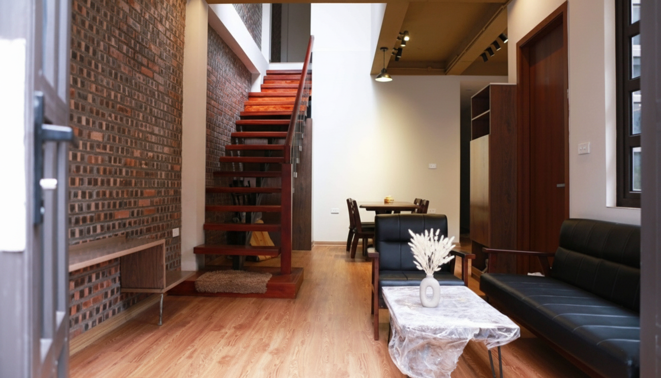 🌿 COZY WOOD-STYLE 2BR HOUSE IN AU CO, TAY HO – FULL SERVICES – PEACEFUL & MOVE-IN READY 🌿