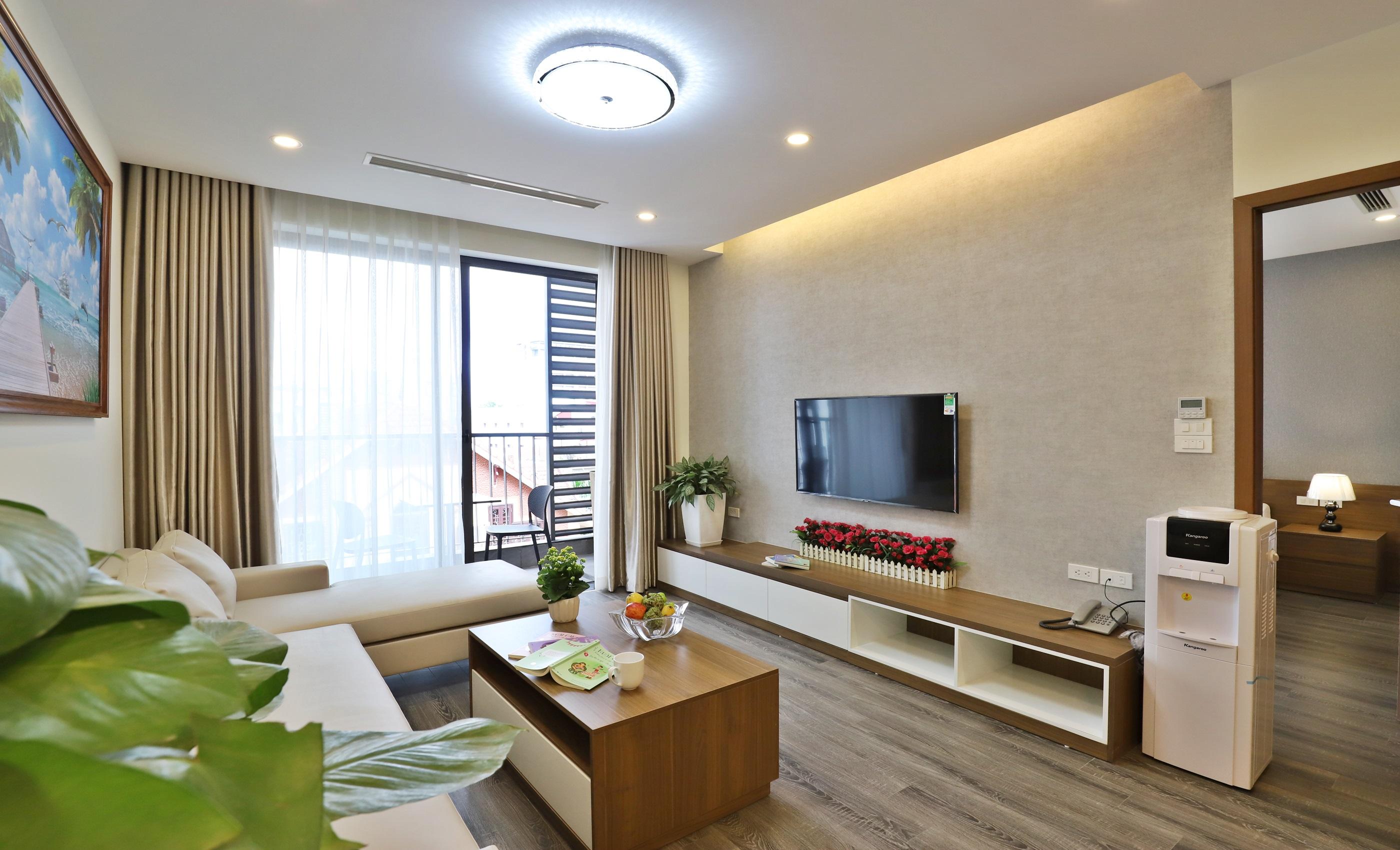 💎 PRIME 1-BEDROOM LUXURY APARTMENT 70 m2 – QUANG AN, TAY HO 💎 Exceptional Space | Sleek Modern Design | Peaceful Location with Private Balcony